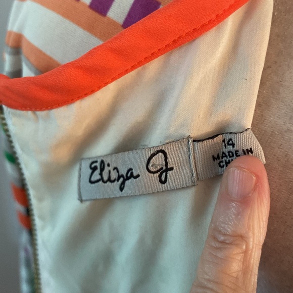 Eliza J. Size 14 colorful dress - Picture 6 of 8